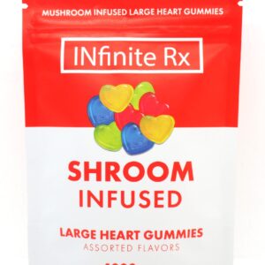 Buy INfinite Rx Shroom Infused Large Heart Gummies Edibles (4000mg) online