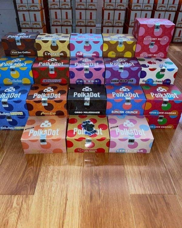 Polka Dot Chocolate Bars