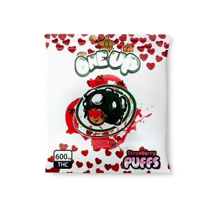 Buy One Up 600MG THC Strawberry Puffs Online