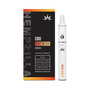 Hempzilla CBD Live Resin Series Disposable 1g