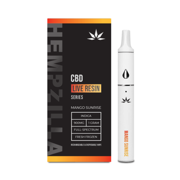 Hempzilla CBD Live Resin Series Disposable 1g