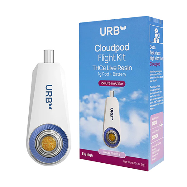 URB Cloudpod Flight Kit – THCA Dab Pod + Device 1g For Sale